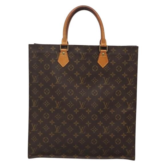 LOUIS VUITTON Monogram Sac Plat Hand Bag M51140 - Picture 2 of 12